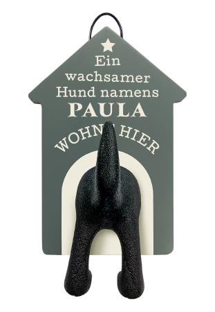 Leinenhalter für Paula, grau